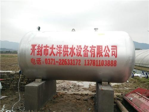 山東10噸無塔供水壓力罐廠
